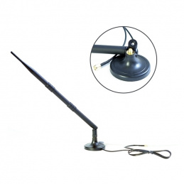 K538B WIFI ANTENNA SMA 41CM 12DBI+STAND.