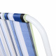 Aga Folding Chair OXFORD MR2129 Ocean with Stripes