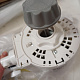 Aga Home Fan 43 cm White 6DAZ525 - SECOND QUALITY