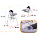 Aga Children's High Chair 3-in-1 Stars
