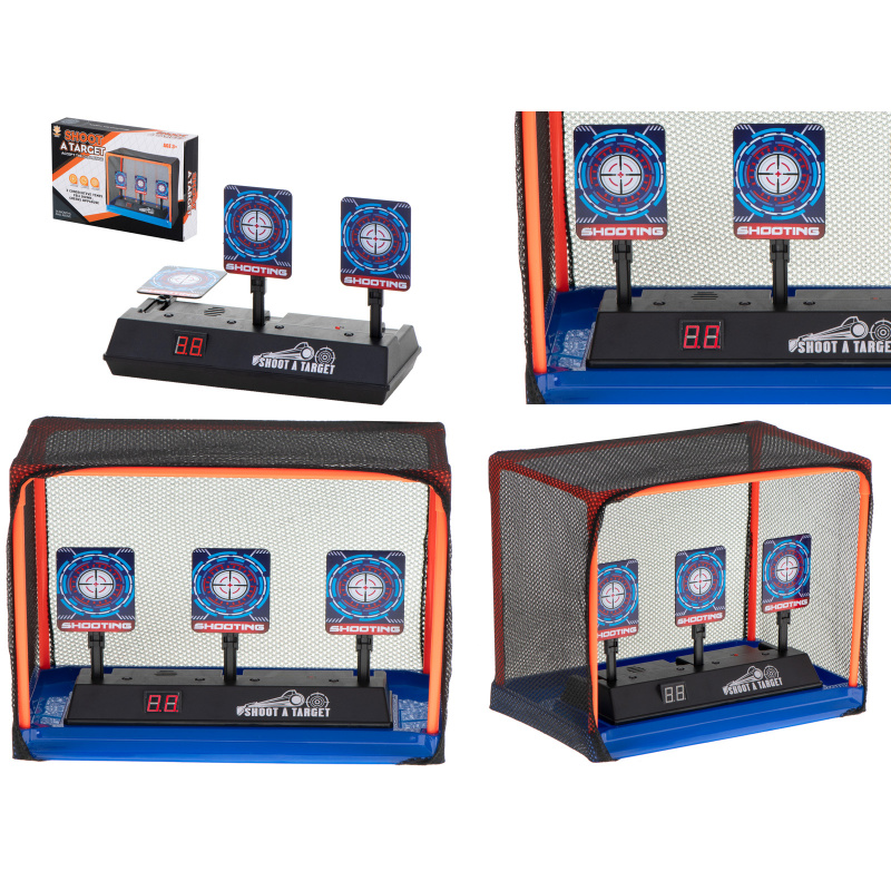 Aga Electronically digital 3 point target with protective net