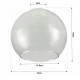 Hanging ceiling LED light wooden beam 2xE27 Chandelier clear globe
