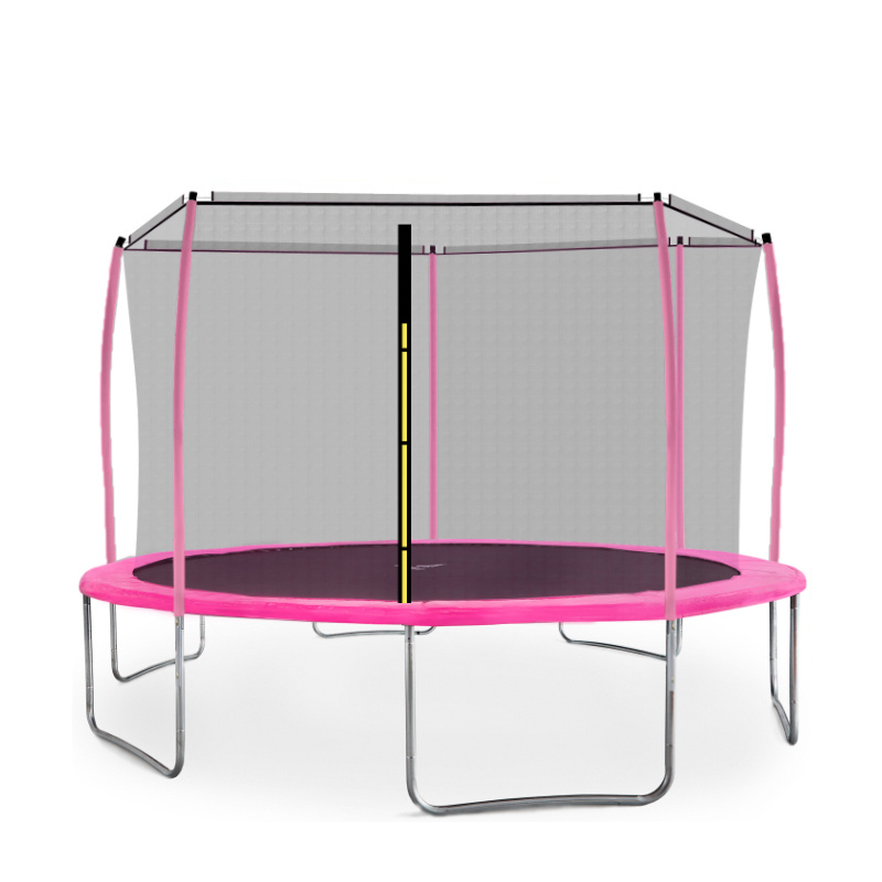 Aga SPORT FIT Trampoline 430 cm Pink + inner protective net