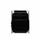 Linder Exclusiv Garden Lounger with Canopy Black