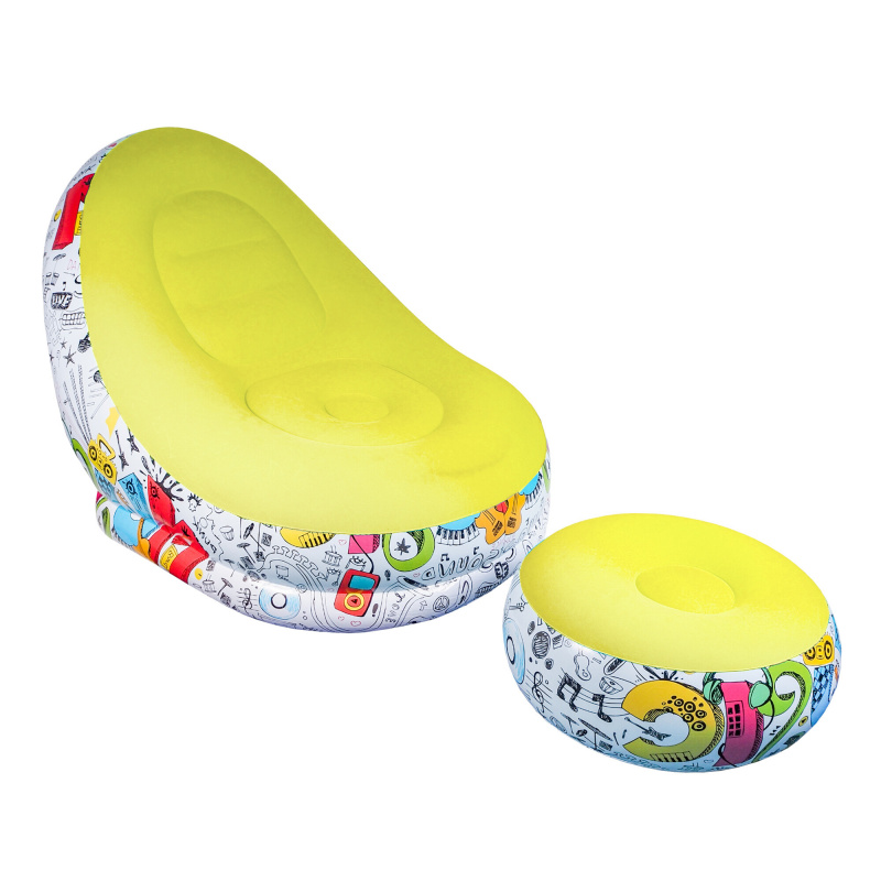 Aga Inflatable Chair with Ottoman DS2507