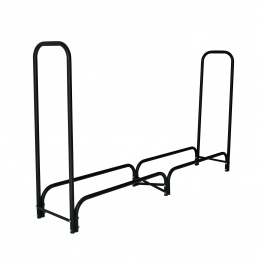 Aga Wood Stand 200x36x116 cm Black
