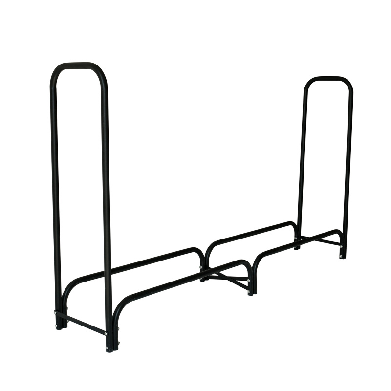 Aga Wood Stand 200x36x116 cm Black