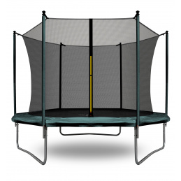 Aga SPORT FIT Trampoline 180 cm Dark Green + inner protective net