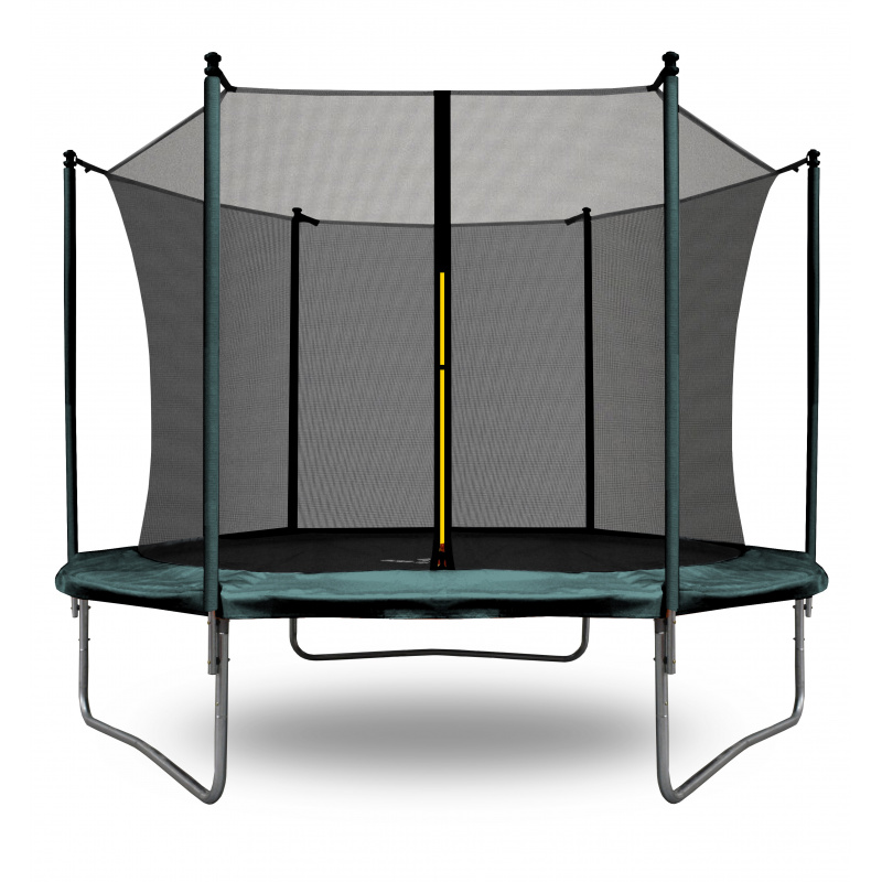Aga SPORT FIT Trampoline 180 cm Dark Green + inner protective net