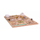 Aga Double-Sided Wooden Manipulative Board ZOO