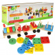 Aga Folding Wooden Train + Wagons