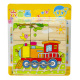 Aga Educational wooden blocks Vehicles 9 pcs