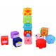 Rubber cubes with animals for the bath 12 pcs ZA2813