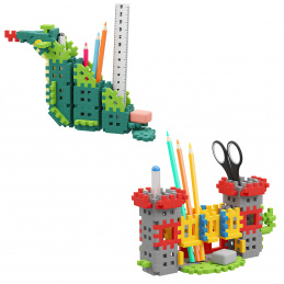 Marioinex MINI WAFFLE Tabletop Organizers Adventure 140 pcs