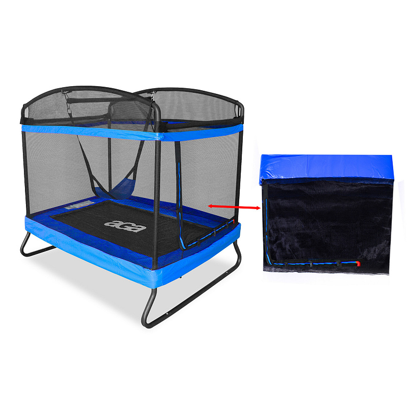 Aga Protective Net for Rectangular Trampoline 122x183 cm Blue