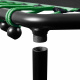 Aga FITNESS Trampoline 130 cm Green + handle