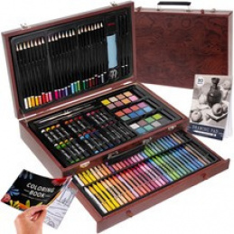 Painting set in case