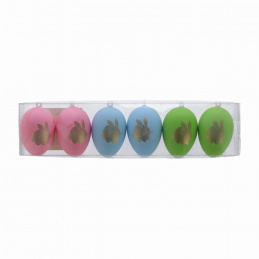 Easter eggs with bunny 6 pcs
