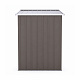 Aga Garden Shed 194x131x184 cm Gray-Brown