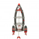 Aga Children's Wooden Rocket Ship