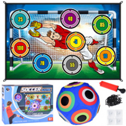 Football Play Set Shooting Wall + Glowing Football ZA5599 Universal