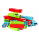 Mini arcade game Jenga for kids 3+ Tower stacking + 30 colorful blocks + dice