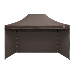 Aga Scissor stand PARTY 3x4,5m Brown