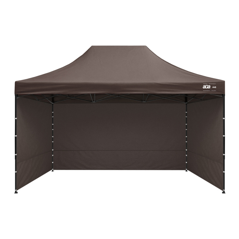 Aga Scissor stand PARTY 3x4,5m Brown