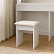 Aga Stool for Dressing Table MRDT15 Matte White