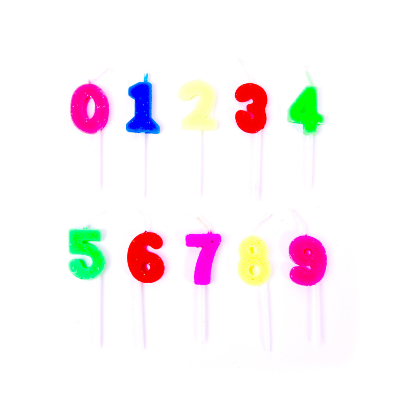 Aga4Kids Cake Candles Numbers