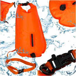 Swimming buoy rescue buoy dry pocket whistle 28l