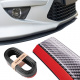 Aga Universal bumper spoiler cover 2,5 m Black