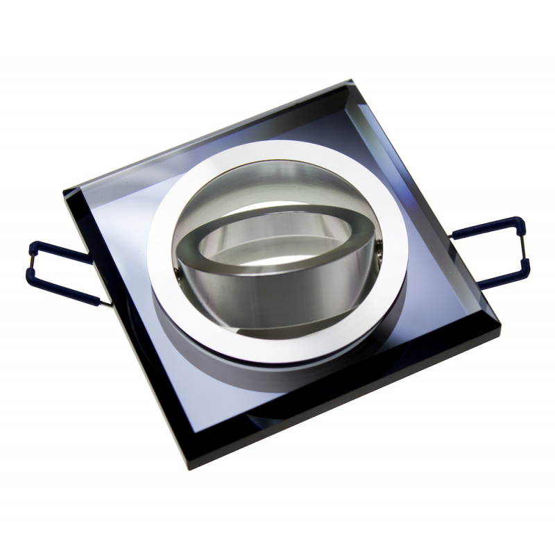 BERGE suspended ceiling spot light BRG71001 - glass - square - black