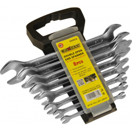 Set of 8 open-end wrenches 6-22mm