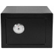 Safe with mechanical lock 230x170x170mm black ISO 8800