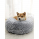 Furry dog bed, gray 22759 universal