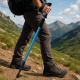 Aga Trekking Poles AntiShock 61–135 cm Blue