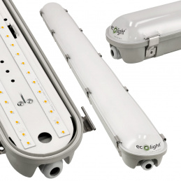 LED hermetic lamp IP65 - 50W - 6500lm - neutral white