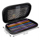 Set of crochet hooks for crocheting in Start ISO 10317 case