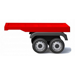 Accessory for Battery-Powered Vehicle Trailer HL698 Red