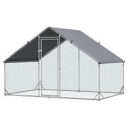 Aga Cage Run with Tarp for Chickens 3x2x2 m