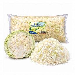 Čerstvé bílé zelí jemně krouhané bez košťálů 5 kg