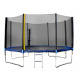 Linder Exclusiv Trampoline XXL 430 cm + protective net + ladder + cover