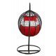 Aga Hanging Chair ORTA MR4200B-R Black/Red