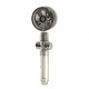 Aga Hand Shower with Turbine and Hose Silver