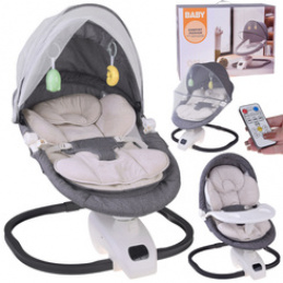Lounger Rocker 3-in-1 Chair with Mosquito Net for Infants + Universal Remote ZA5822