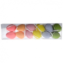 Matte pastel eggs 12 pieces