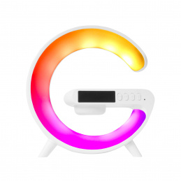 Aga RGB LED Lamp 5-in-1 with Wireless Charger White