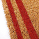 Linder Exclusiv Doormat made of coconut fiber 45x75 cm Red