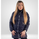 Versace 19.69 Women's Quilted Coat C67 Navy